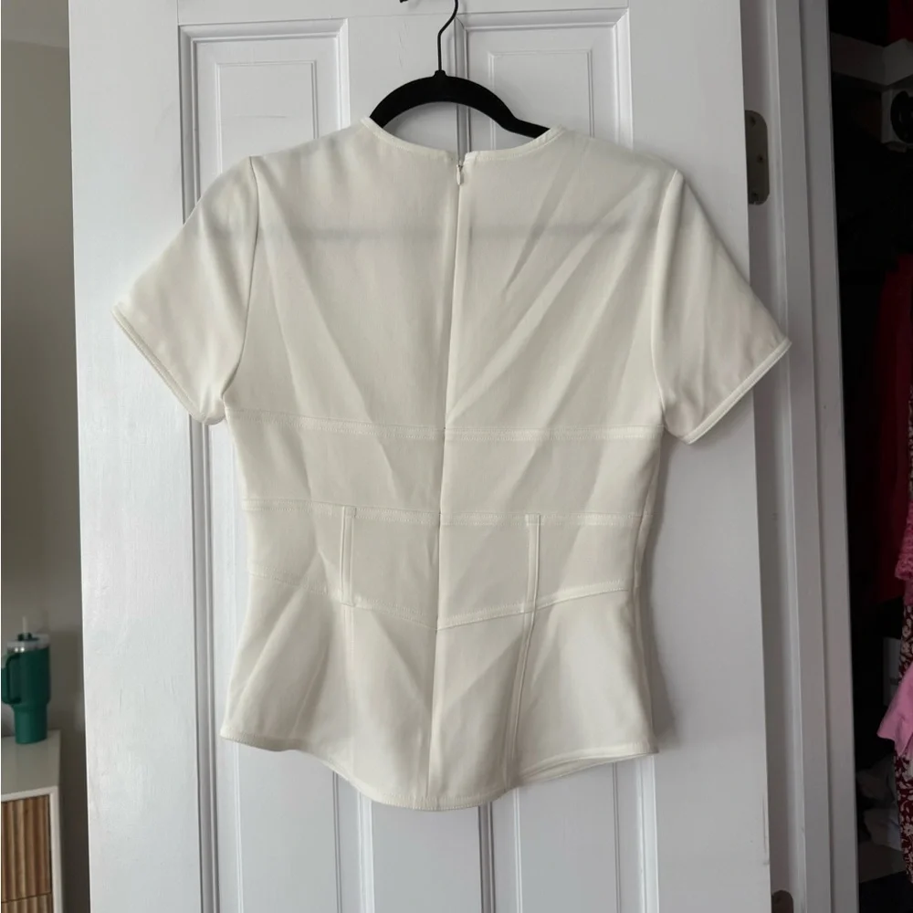 A.L.C. Cream Bodysuit Top - Picture 2 of 3